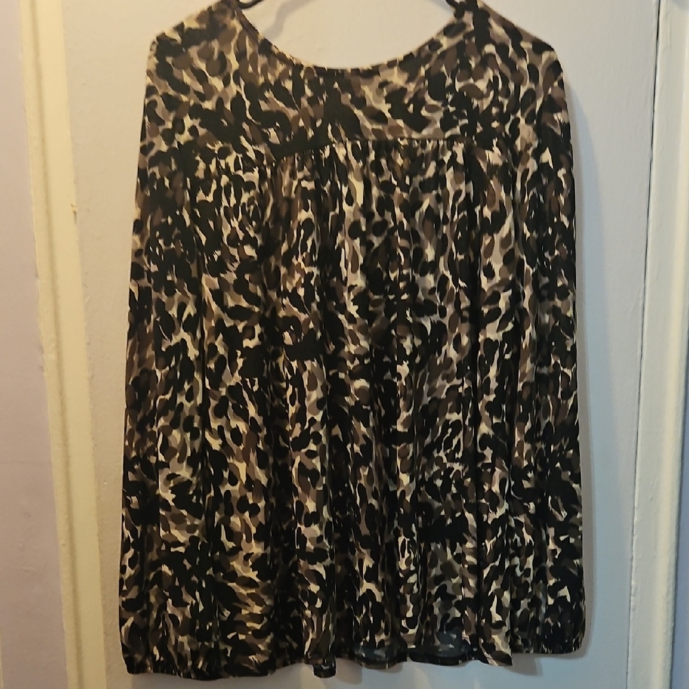 Dress Barn Animal Print Top
